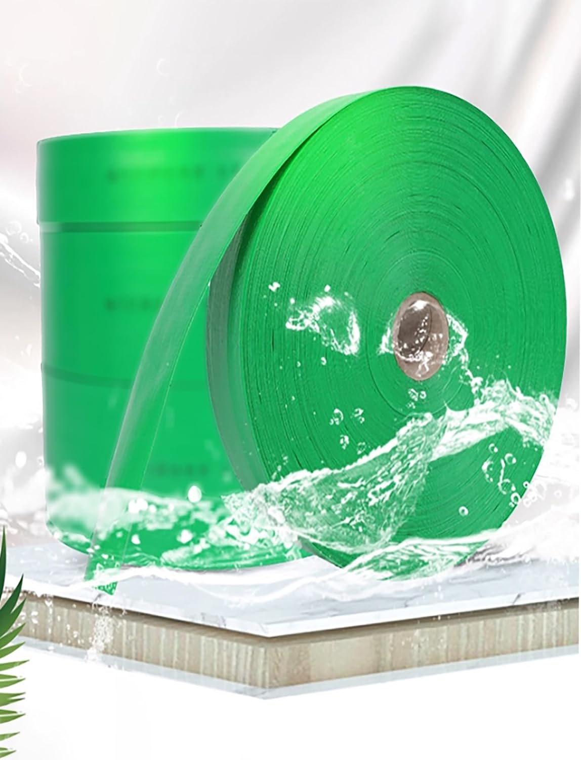 Heavy Duty Swimming Drainage Hose, 1.5in Diameter Pool Backwash Hose with Clamp, Flexible Lay Flat Discharge Tubing