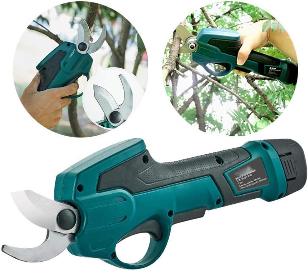 Electric Pruning Shears,Professional Wireless Rechargeable Shears Electric Cutting Tools Fruit Yard Grafting Trees Small Gift