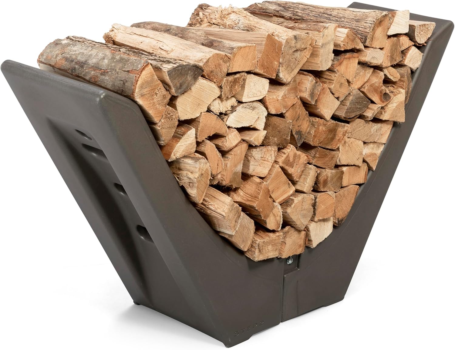 Step2 Longhorn Firewood Rack – Firewood Nest – Log Holder for Outdoor or Indoor Use – Ideal and Elegant Wood Storage Solution for Fire Pits, Fireplaces, Wood Burning Stoves, and More – Easy Assembly