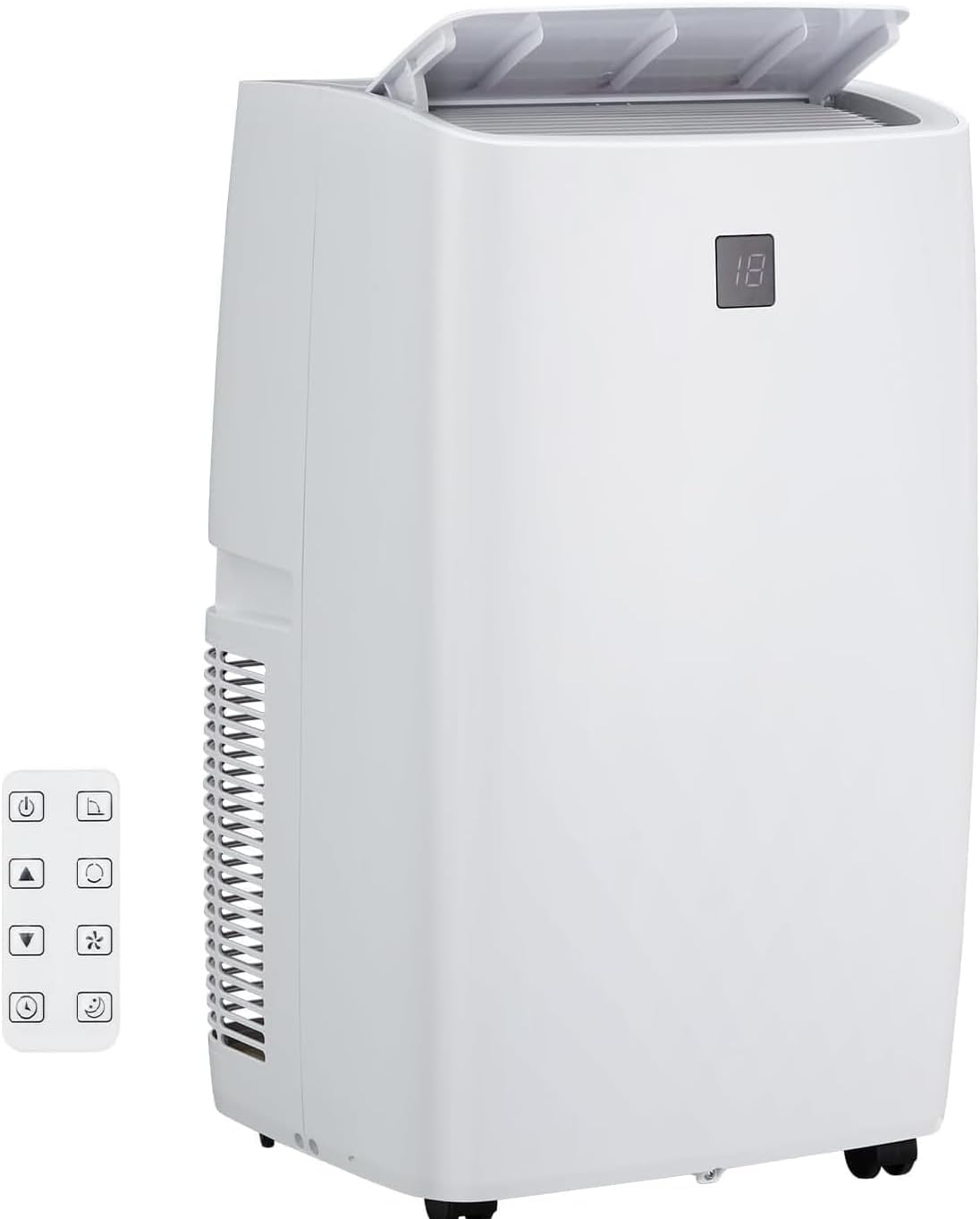 Portable Air Conditioner, 14,000 BTU 3-IN-1Functional Portable AC Unit, Quiet Air Conditioning Cools Up to 750 Sq.Ft, Sleep Mode, 24H Timer and Remote Control, Standing AC Unit for Large Room