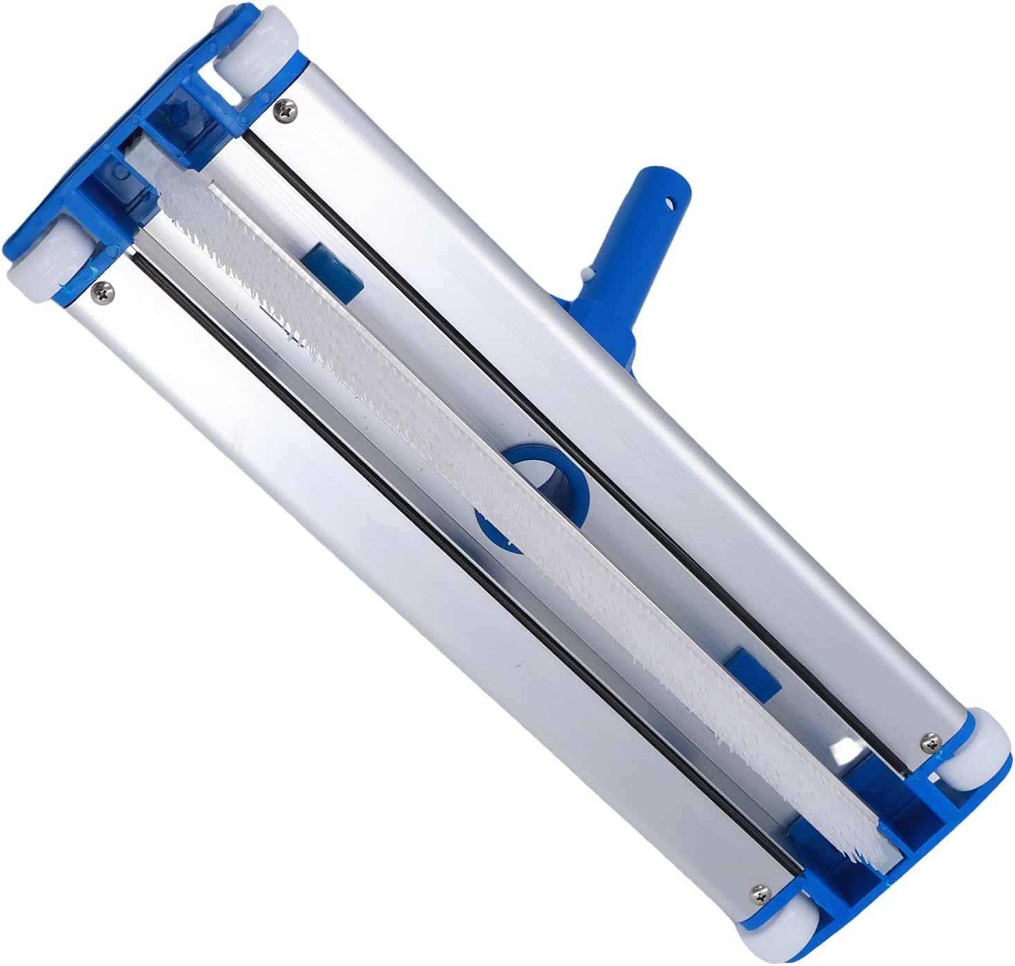 EVGATSAUTO Swimming Pool Vacuum Head, Heavy Duty Aluminum Base with Integrated Brush, 45cm Wide for Inground and Above Ground Pools