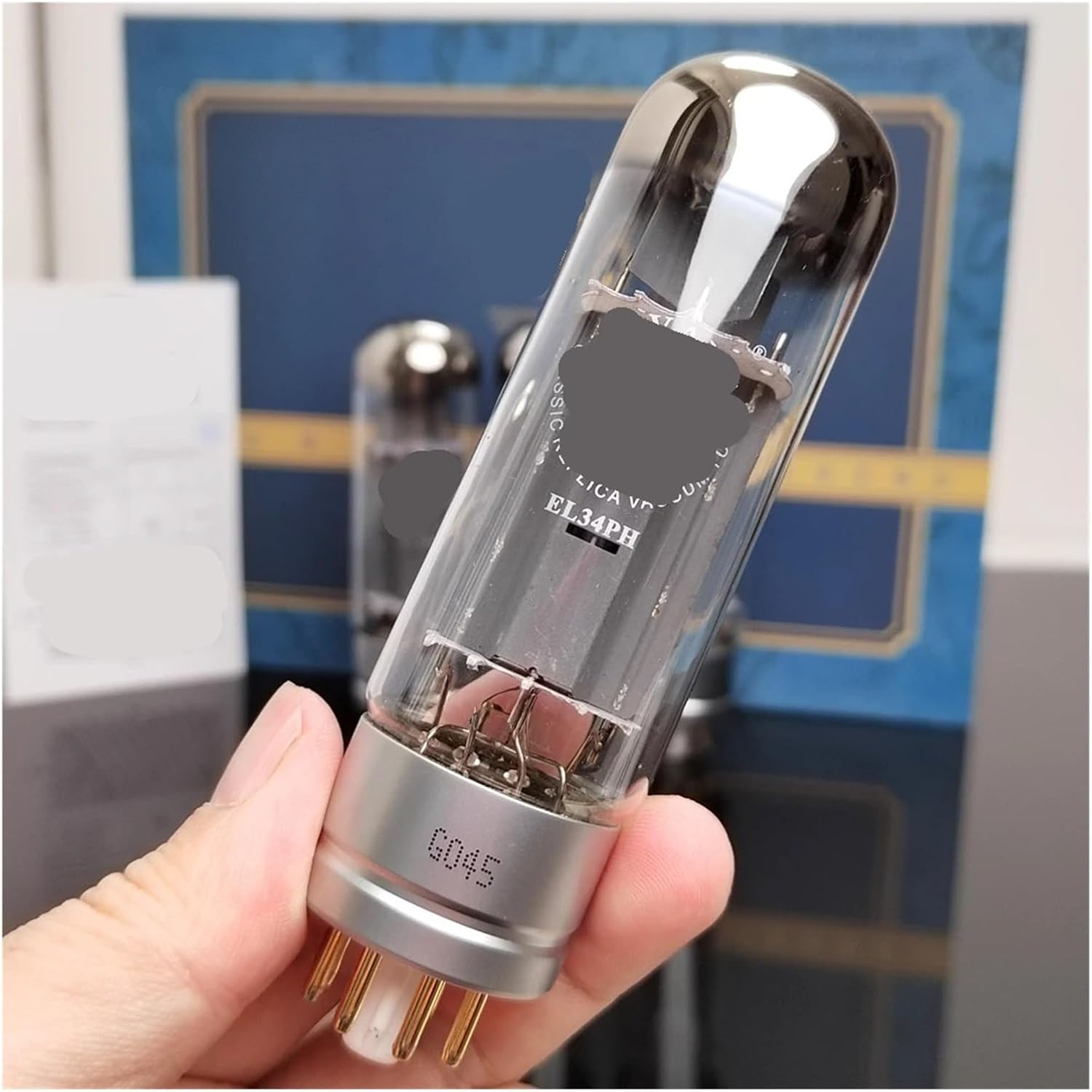 EL34PH Tube Upgrade EL34C EL34B 6P3P 6CA7 6V6 KT66 UKEL34 HiFi Audio Tube Amplifier kit DIY with Four-Way(4pcs Matched Quad)