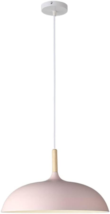 Macaron Color Chandelier Creative Wooden Hanging Lamp Colorful Outdoor Pendant Lights E27 Single Head Chandeliers Hanging Lighting Fixtures Living Room, Kitchen Lsland, CoffeeShop