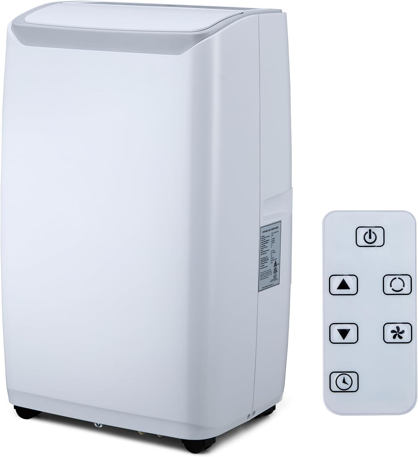 12000 BTU Portable Air Conditioner, AC Unit with Built-in Cool, Dehumidifier & Fan Modes for Room up to 550 sq.ft Conditioner Remote Control, 24 Hour Timer, Installation Kit
