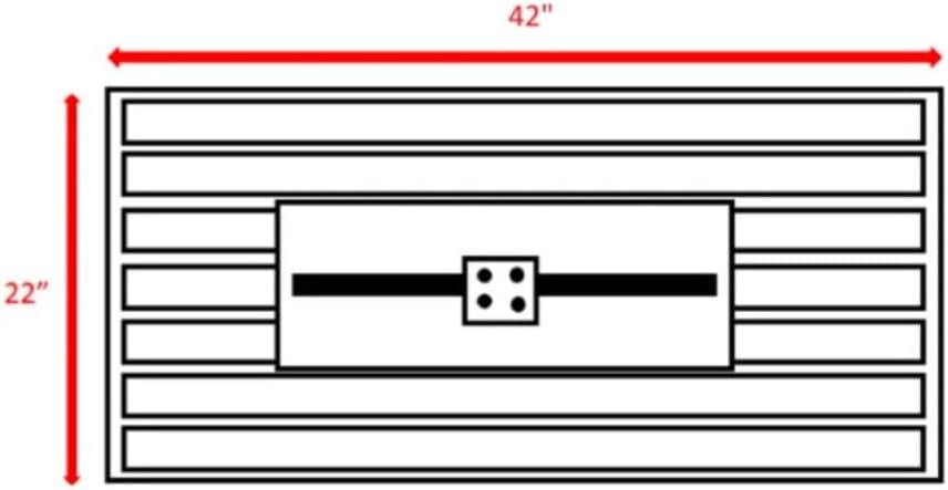 Modern Steel Outdoor Fire Pit Table with Lid, 25 Inch High x 42 Inch Wide, Rust Resistant for Patio, Deck, and Garden Use