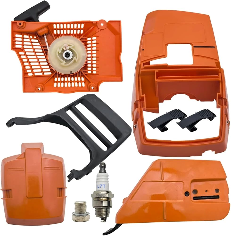 Cylinder Shroud Chain Brake Cover Starter Handle Fit for 372 365 362 371 Chainsaw Replacement Parts Power Tool Accessories