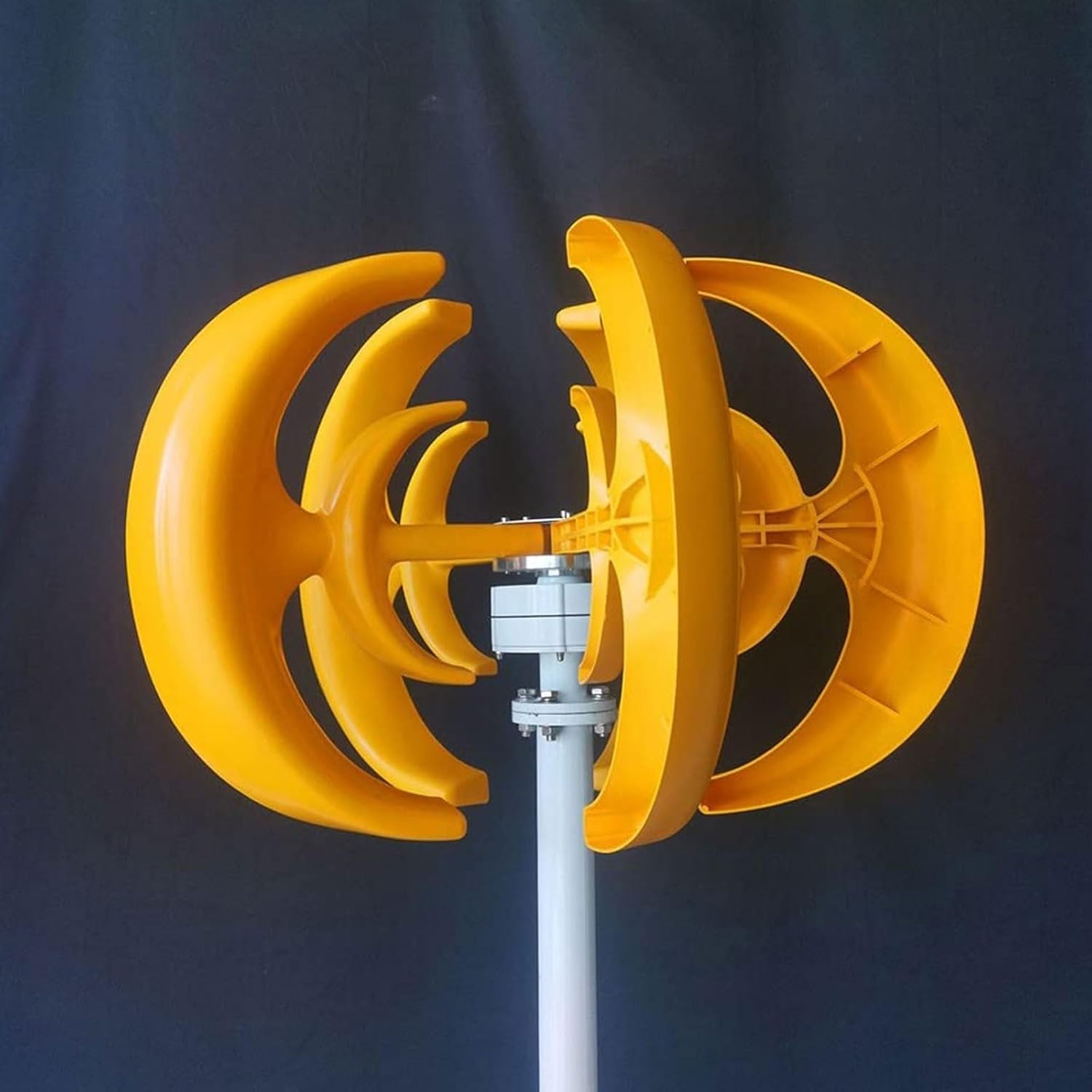 5 Blades 800W 12V/24V Wind Turbine with MPPT Controller, Lantern Vertical Axis Wind Turbine Generator Kit Three-Phase Permanent Magnet Alternator (24.0, Volts)