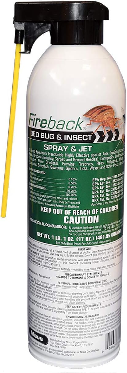 Nisus Fireback Bed Bug and Insect Spray