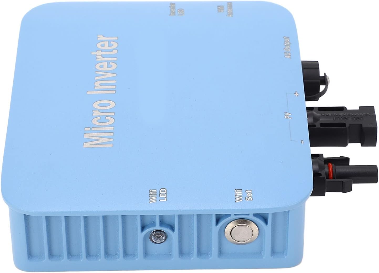 MPPT Solar Inverter, IP65 Aluminum Alloy Micro Grid Connected Automatic Recognition Inverter with Instruction Manual, US Plug (500W)