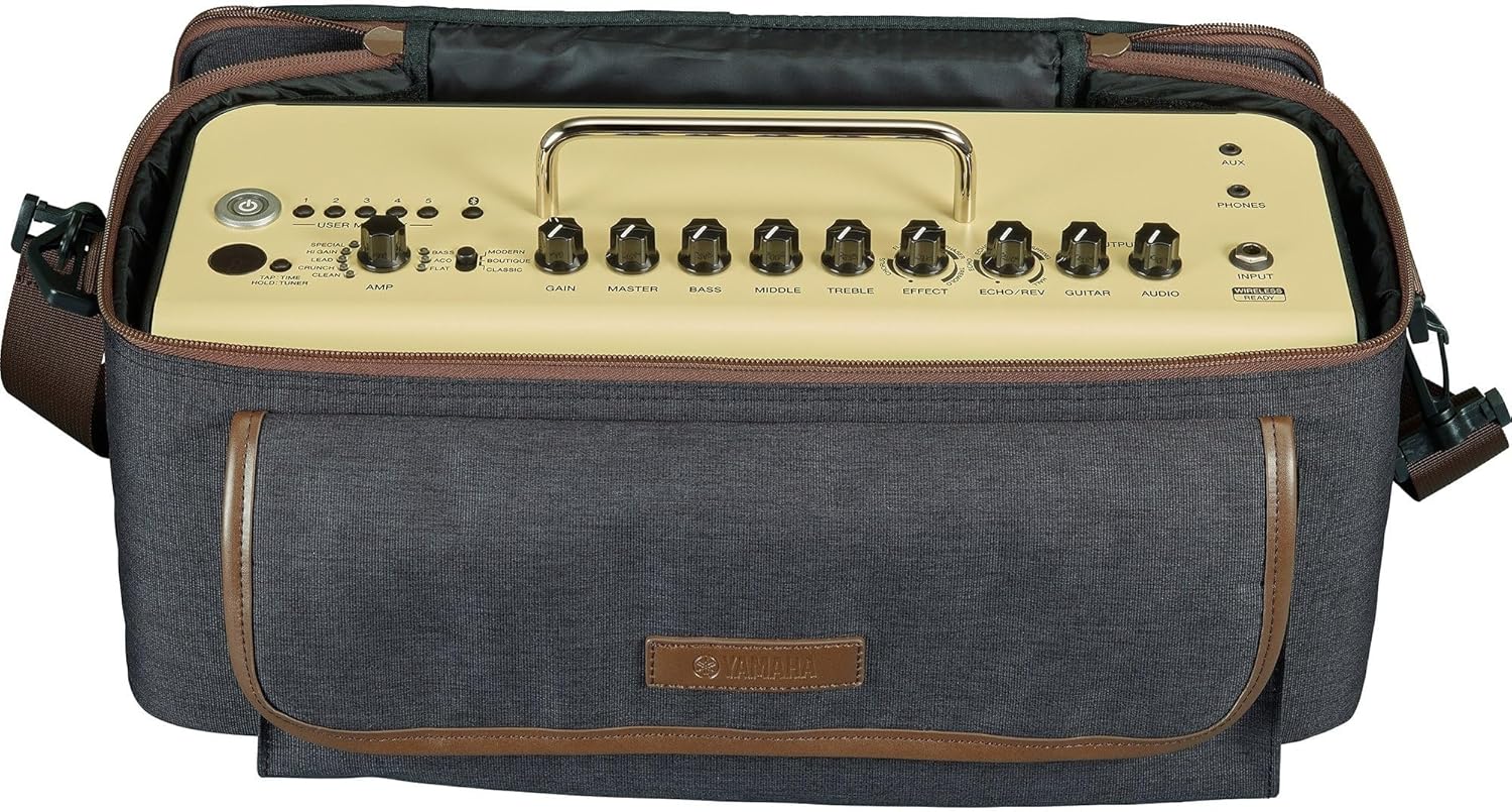 Yamaha THR30IIA Wireless Acoustic Desktop Amp Bundle with Carry Bag for THR-II Desktop Amps
