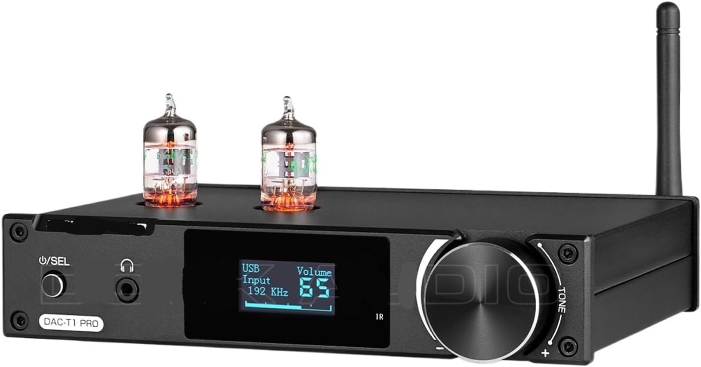 HiFi Tube Preamplifier Coax/Opt D/A Converter U DAC Speaker Receiver Headphone Amplifier