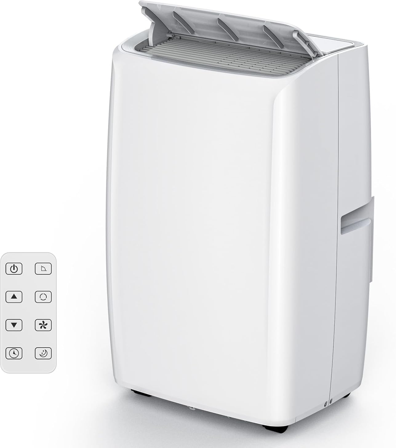 12000 BTU Portable Air Conditioner for Rooms up to 550 Sq. Ft with 3-in-1 Cooling, Fan, and Dehumidifier,24-Hour Timer, Compact, Energy Efficient, and Quiet Operation, Easy to Move