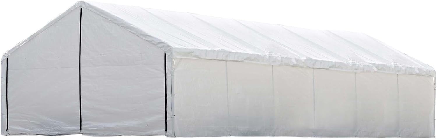 ShelterLogic Canopy Enclosure Kit Only- White Fits 18ftx40ftFrames Model# 26180