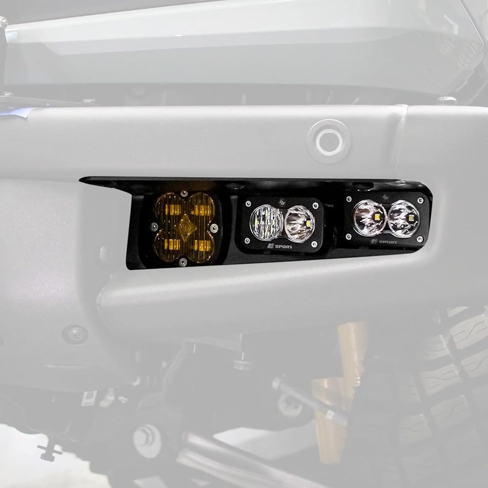 Baja Designs Squadron Sport/S2 Sport Fog Pocket Kit - '21-22 Bronco (Multi-Pattern; Clear; Toggle Wiring)