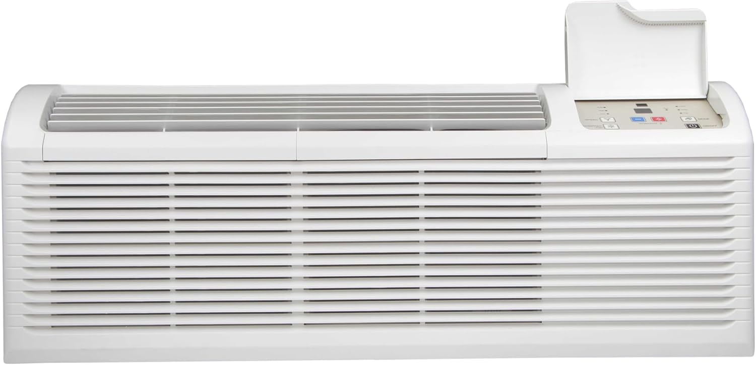 15,000 BTU Distinctions by Amana PTAC R32 Heat Pump Air Conditioner with 3.5kW Electric Heater, 20 A | 208-230V