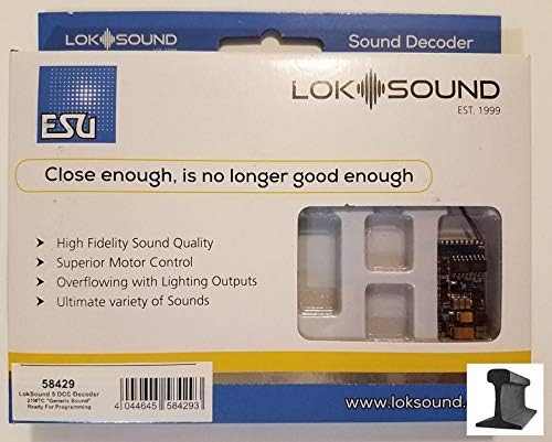 ESU 58429 LokSound V5.0 DCC 21 MTC Pin Sound Blank Decoder NEM6660 ~ Ready for Programming