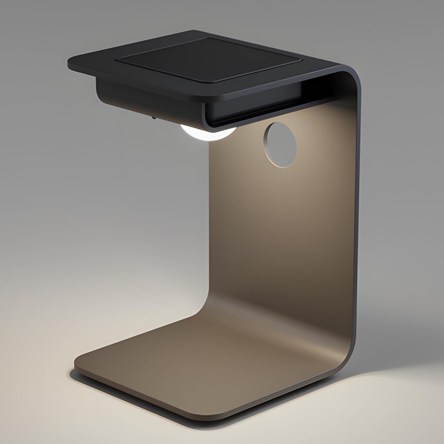 Outdoor Floor Lamp,Solar Lights Outdoor,Solar Lanterns Outdoor Waterproof IP65,2200mAh Li-ion Battery Smart Lamp,Outdoor Lantern for Backyard Decor,Table Lamp for Patio Decor,Black Lamp,Large