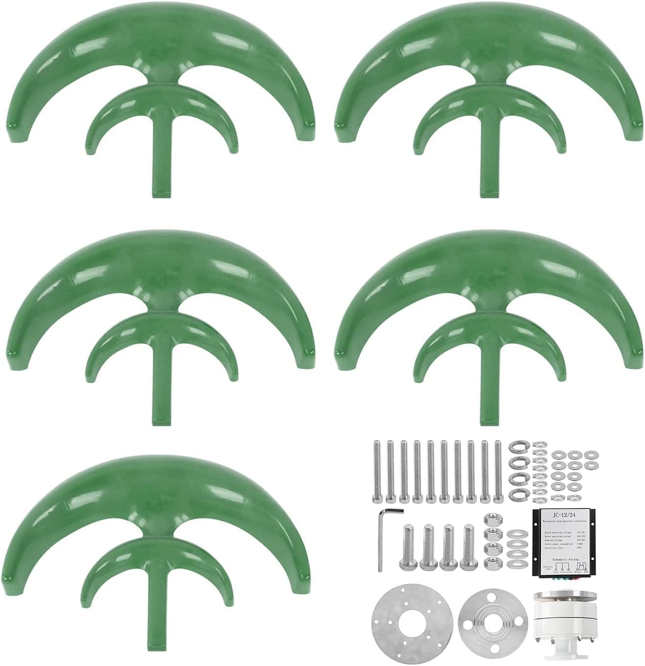 LiuSj JUnSt New Energy Vertical Wind Turbine, 8000W Low Wind Speed Start Rotation Alternative Accessories Portable Wind Generator for Campingturbine