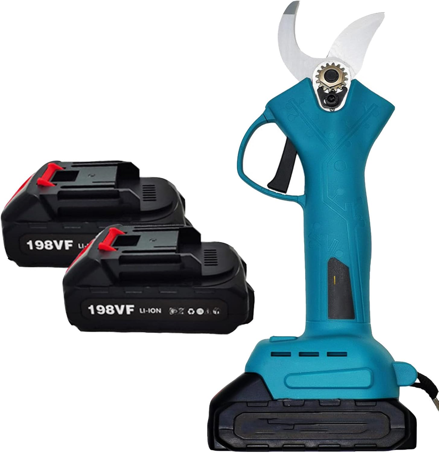 Brushless Battery Pruner Electric Scissors Cordless Pruning Shear Fruit Tree Bonsai Garden Tools Compatible Max. Cutting 30mm 18V Batter