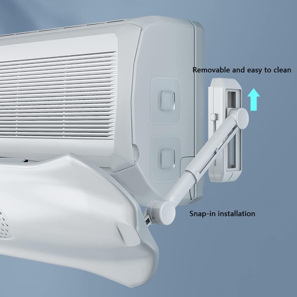 for Air Vents General Purpose Side Wall Air Conditioner Cold Air Baffle Confined Air Deflector Home Retractable