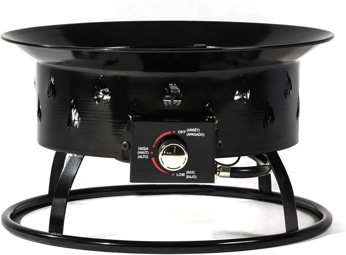 Mini Fire Pit: Portable Propane Fire Pit for Camping & Outdoor Gatherings