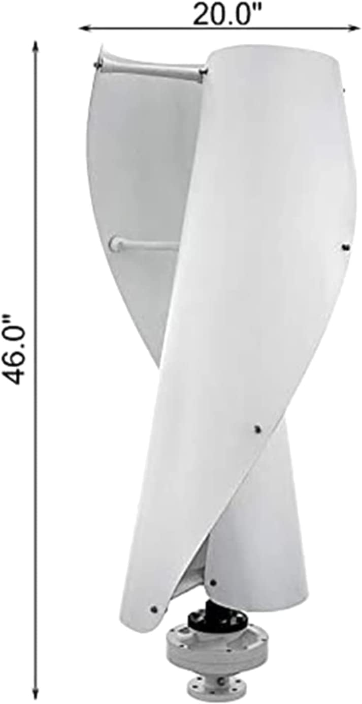 LiuSj JUnSt 8000W Vertical Wind Turbine, Vertical 3 Phase Wind Power Generator Renewable Energy for Home Outdoor Garden Boat Marine