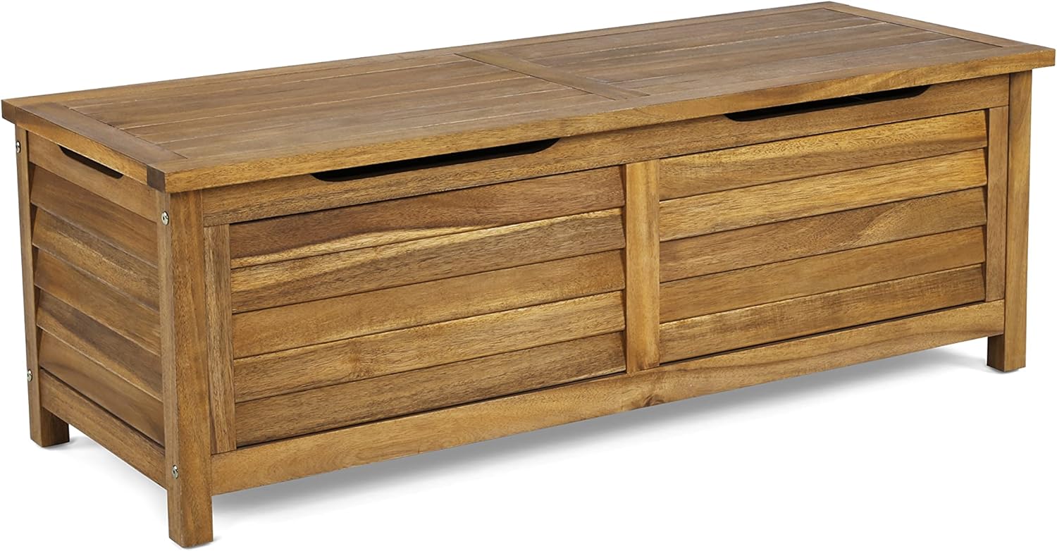 Homestyles 5663-25 Maho Deck Box, Brown