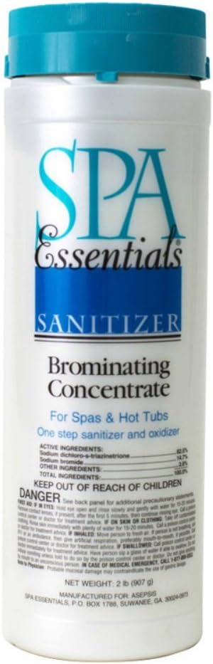 Spa Essentials 32362000-04 Granular Bromine Concentrate for Spas and Hot Tubs, 2-Pounds, 4-Pack
