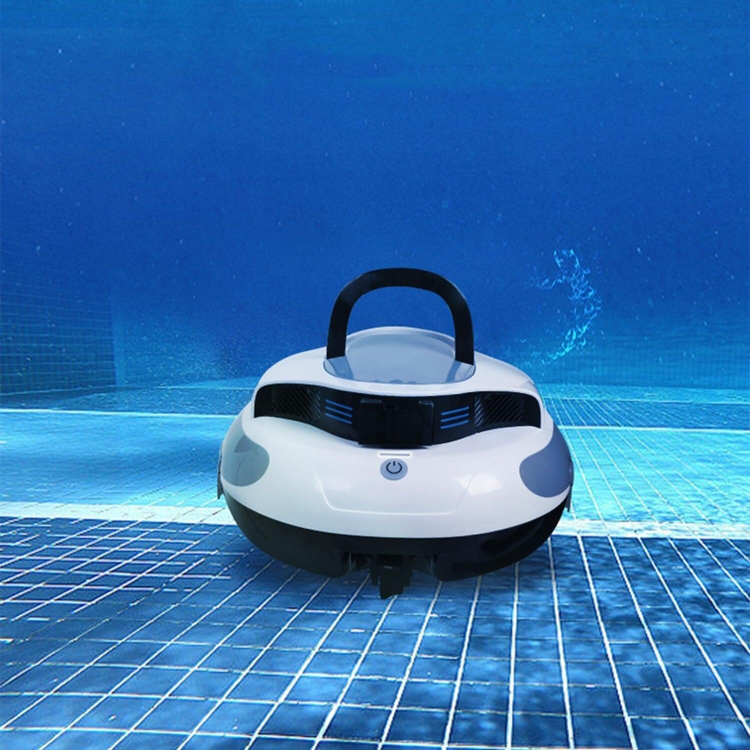 Cordless Pool Robot Cleaner Inground Pool, 5000mAH Battery Lasts 100 Mins, Up to 92㎡, Max Diving Depth 3m