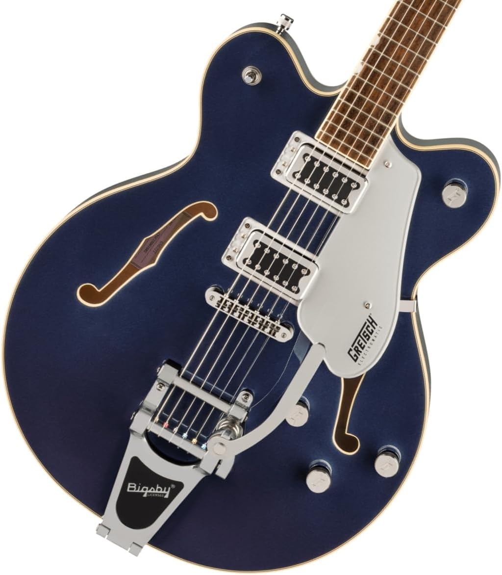 Gretsch G5622T Electromatic Center Block Double-Cut 6-String Right-Handed Electric Guitar with Bigsby Tailpiece (Midnight Sapphire)