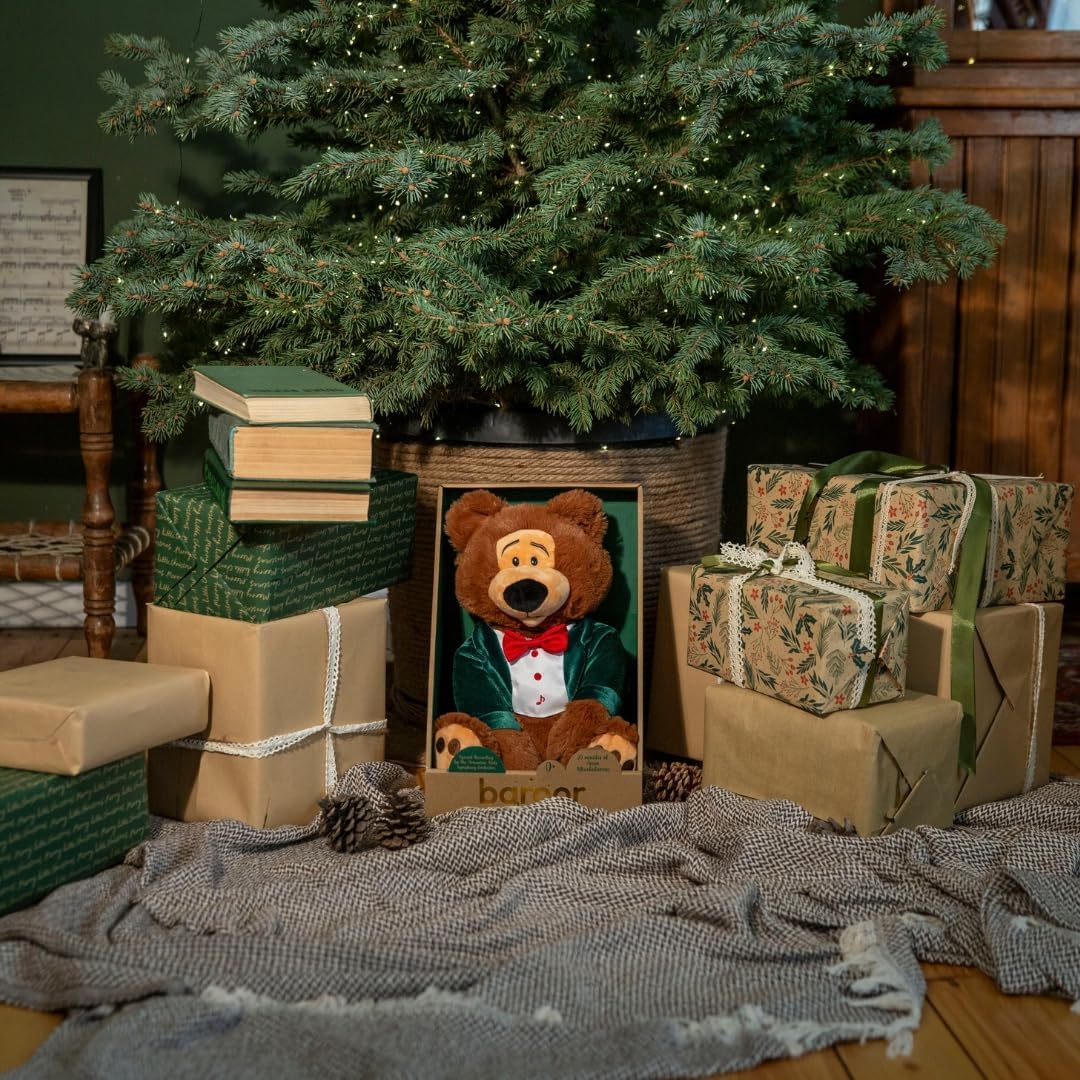 Baby Toys - Aram Musical Teddy Bear, 20 Mins of Classical Music Turned Into Baby Lullaby Music, Plush Stuffed Animal Gift for Newborns, Toddlers, Children, Baby Girls & Boys of 0 Months & Up