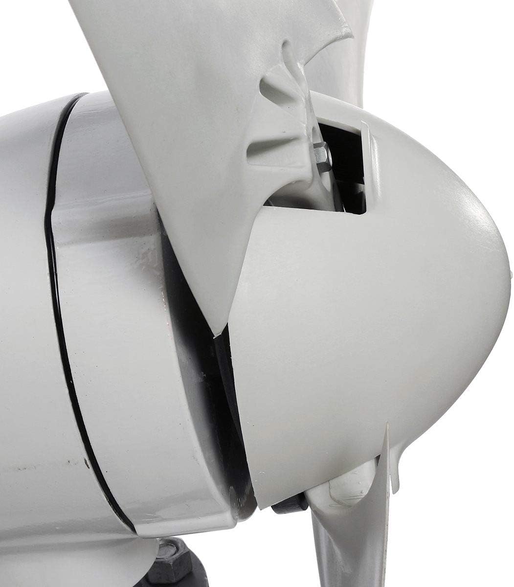 SISHUINIANHUA 2400W 3 Blades DC 12V 24V Wind Turbine Generator Kit with Charge Controller with Magnetic Bearing Alternator for Home Or Camping,12v