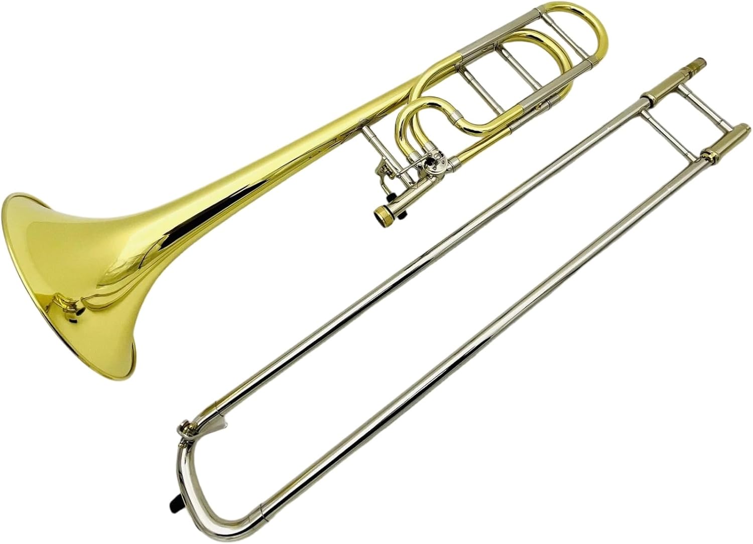 Adult Trombone Instrument Trombone Bb/f Brass Plated Instrument With Case Accessories