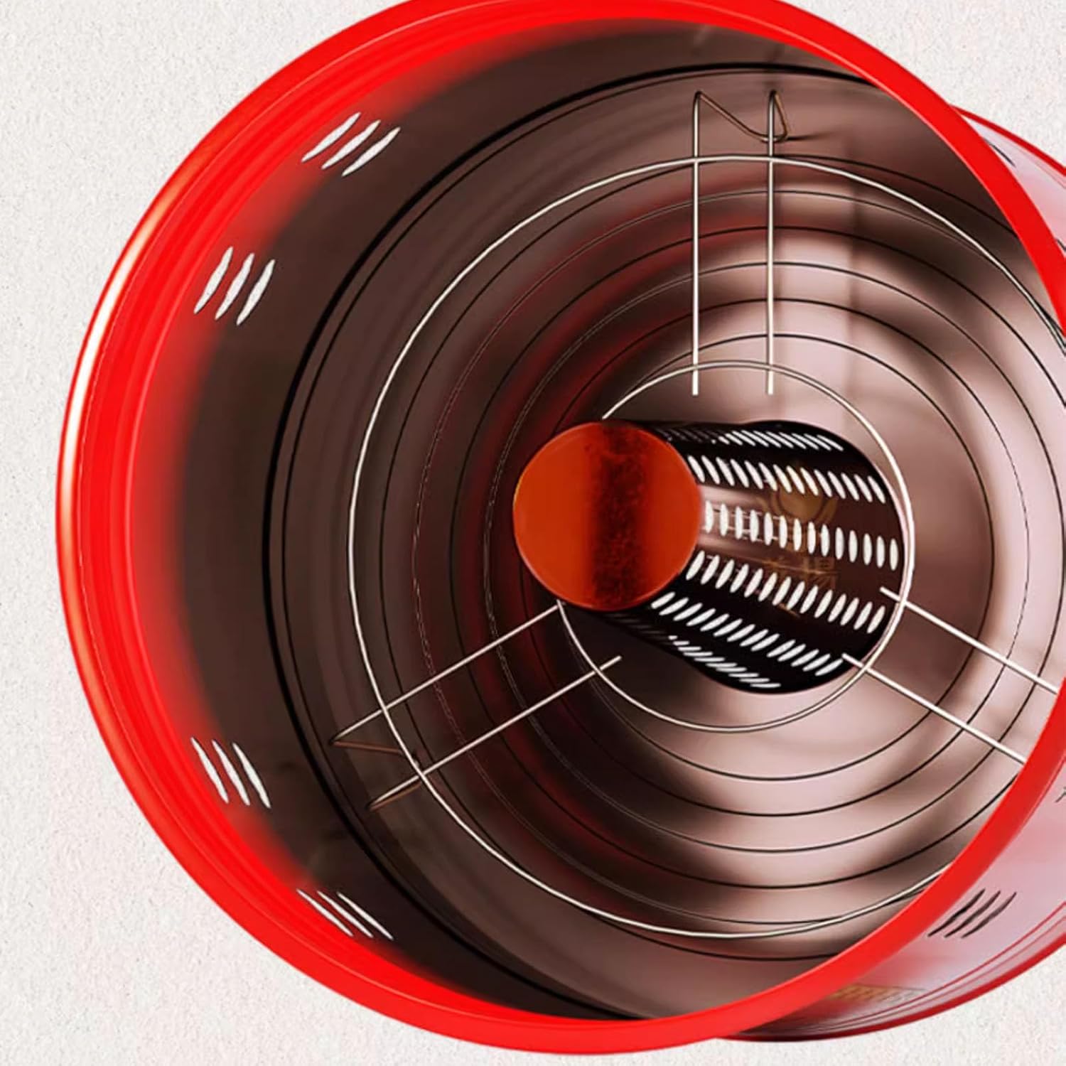 Burn Barrel,Metal Burn Barrels for Outside, Garden Fire Pit Cage Yard Debris Furnace Burning Bin Bucket with Lid,C-49x43cm/19.3x16.9in