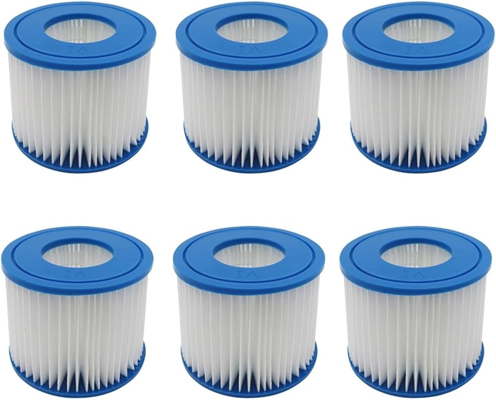 Type VI Filter Cartridge For Bestway 58323 for Flowclear Replacement Size VI splendid(6 PCS)