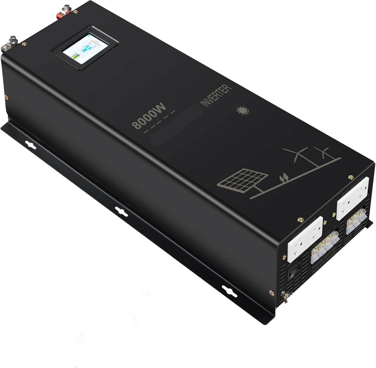 8000W Inverter Solar Power Bank Battery 24V/36V/48V/60V/96V/110V DC to 110/220V,120/240V AC Converter(110V,110V 220V)