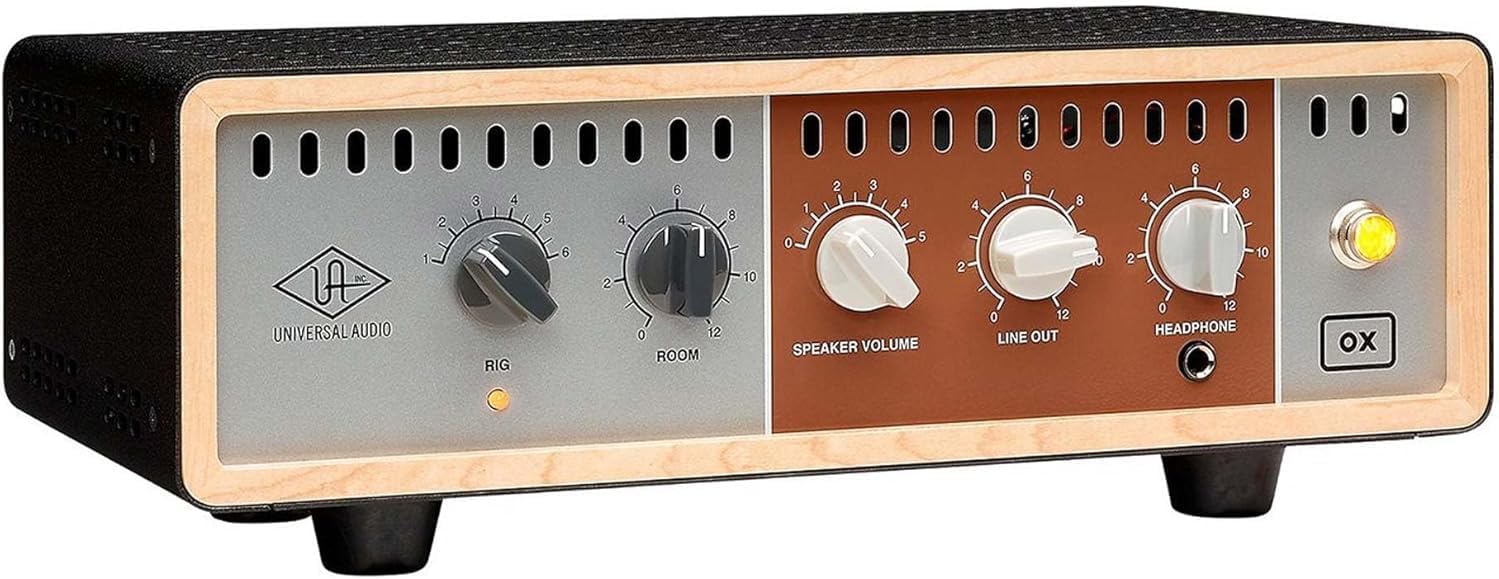 Universal Audio OX Amp Top Box - Bundle with 2 MXR Instrument Cables, 2 MXR Patch Cables and Snark-X Tuner