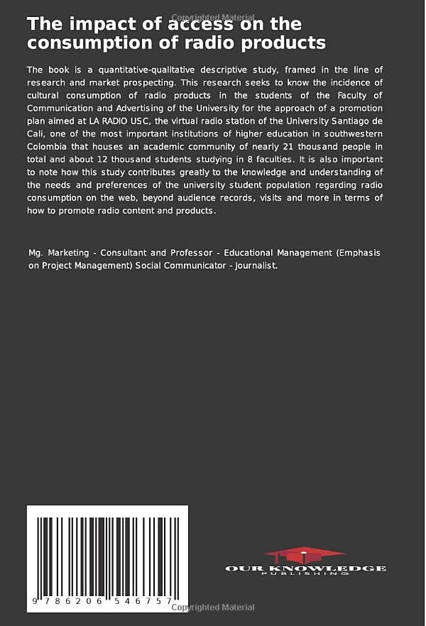 The impact of access on the consumption of radio products: USC Radio's virtual radio station promotion plan