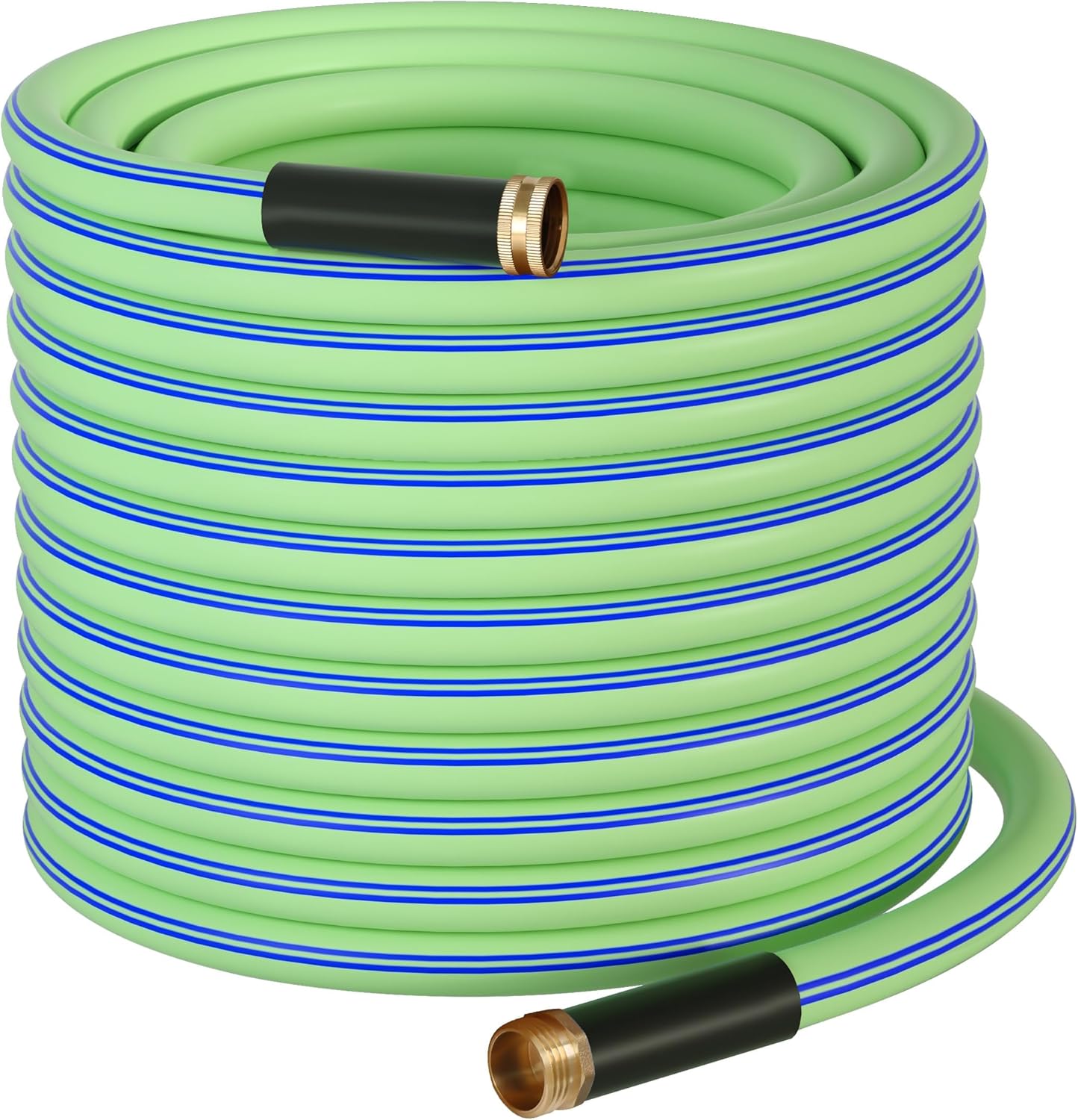 Atlantic Heavy Duty Garden Hose 200ft x 5/8 Inch Green Color Water Hose (200 Feet)