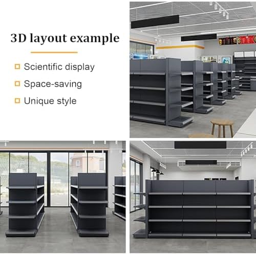 5-Tier Snack Display Rack with 30 Hooks - Perfect Retail Shelf for Supermarkets, Convenience Stores, Gas Stations, and Food Stands - Maximize Product Visibility and Sales