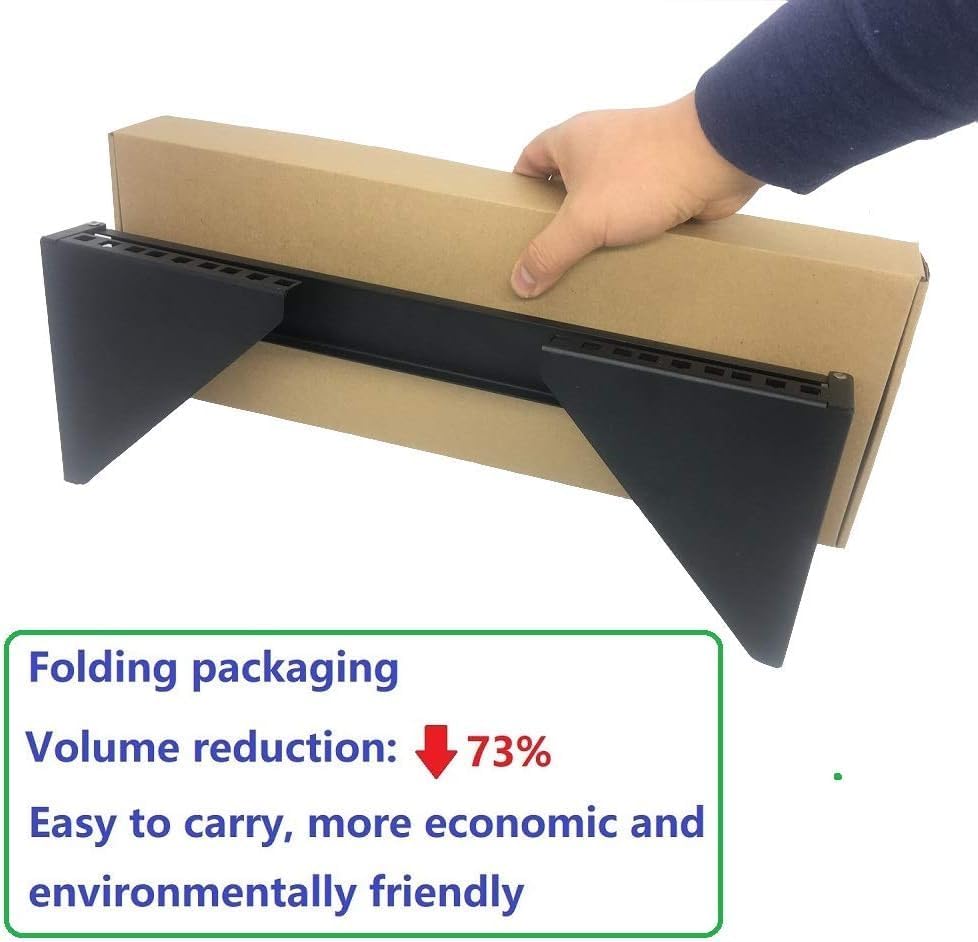 JINGCHENGMEI 2 Pack of 19 Inch 4U Heavy Duty Vertical Wall Mountable Rack and 125 lb Wall Mountable Server Rack (2)