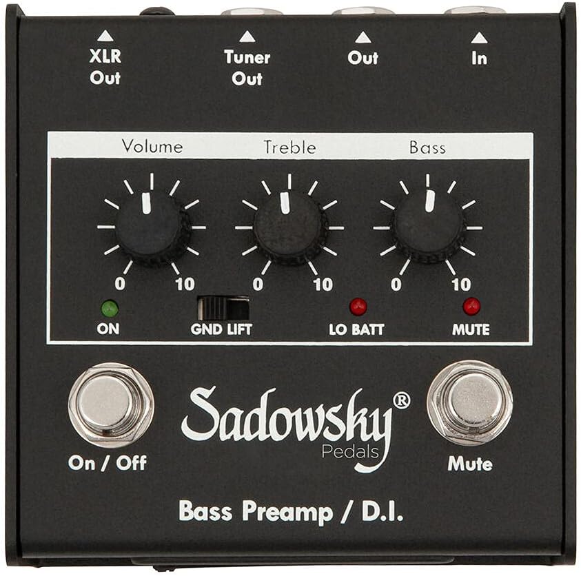 Sadowsky SBP-1 v2 - Outboard Bass Preamp/DI - Give Your Bass the Famous Sadowsky Sound!