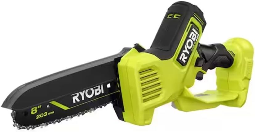 RYOBI 18V Brushless 8 in. Battery Compact Pruning Mini Chainsaw (Tool Only)