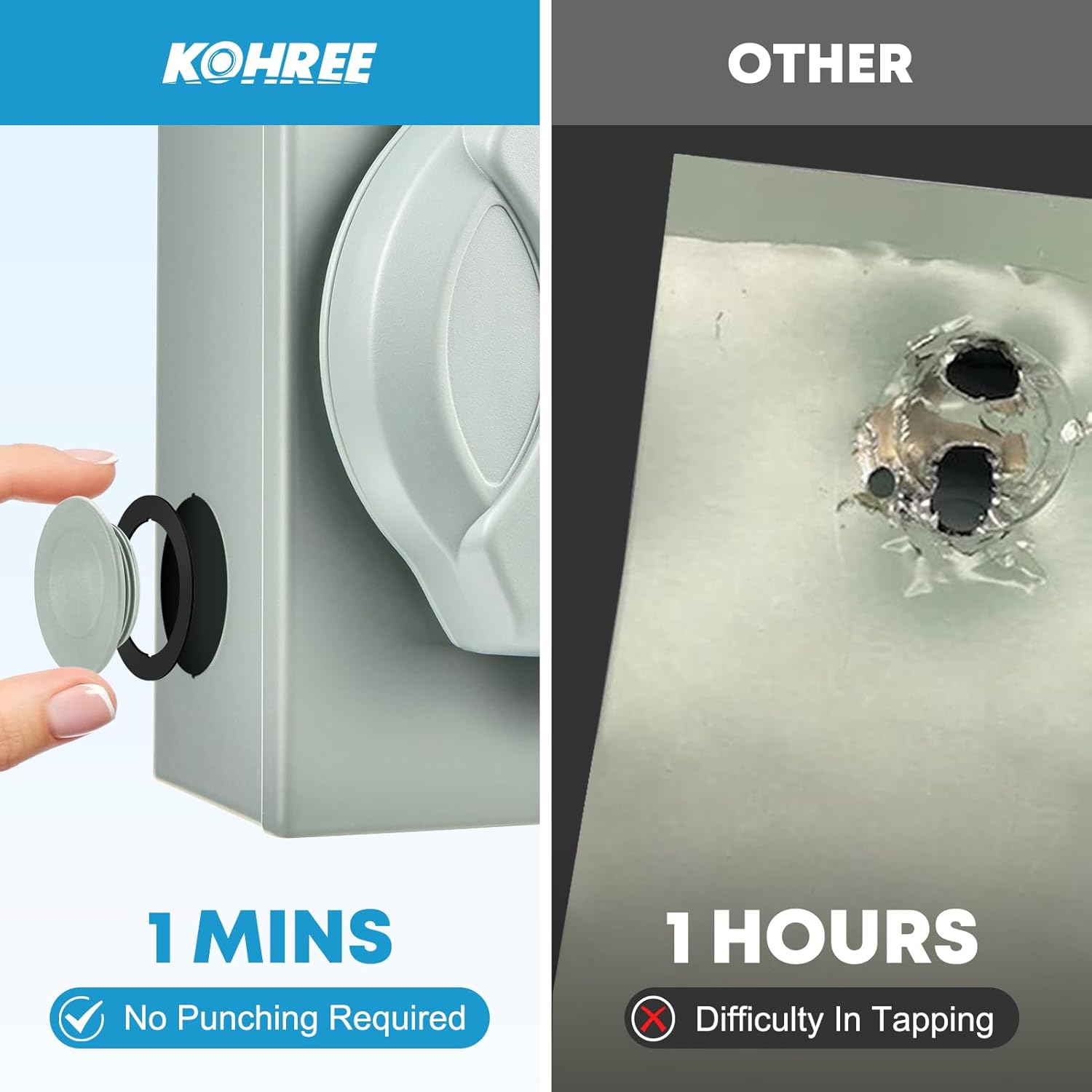 30 Amp Generator Extension Cord 40 FT + 30 Amp Generator Power Inlet Box