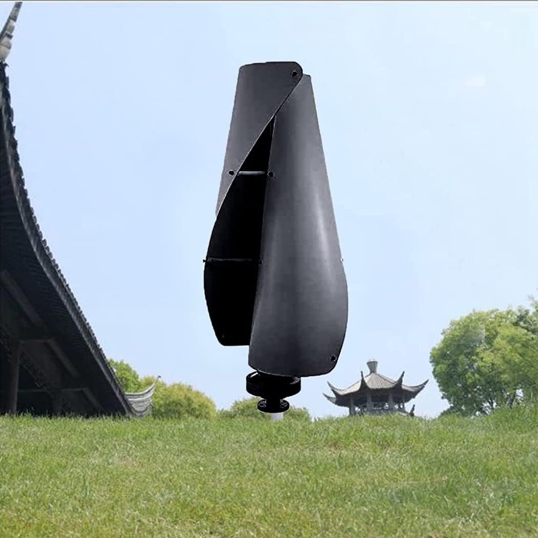 LiuSj JUnSt 9000W Easy to Install Vertical Wind Turbine Generator, 12V 24V 48V with Controller 3 Phase with 2 Blades Home Use Windmill Household Small Wind Turbine Kit,48v