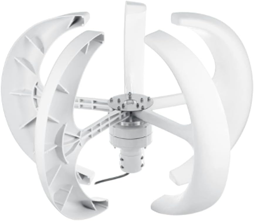 9000W Vertical Axi Wind Turbines Generator Lantern 5 Blades 12V Motor Kit for Home Hybrids Streetlight Electromagnetic