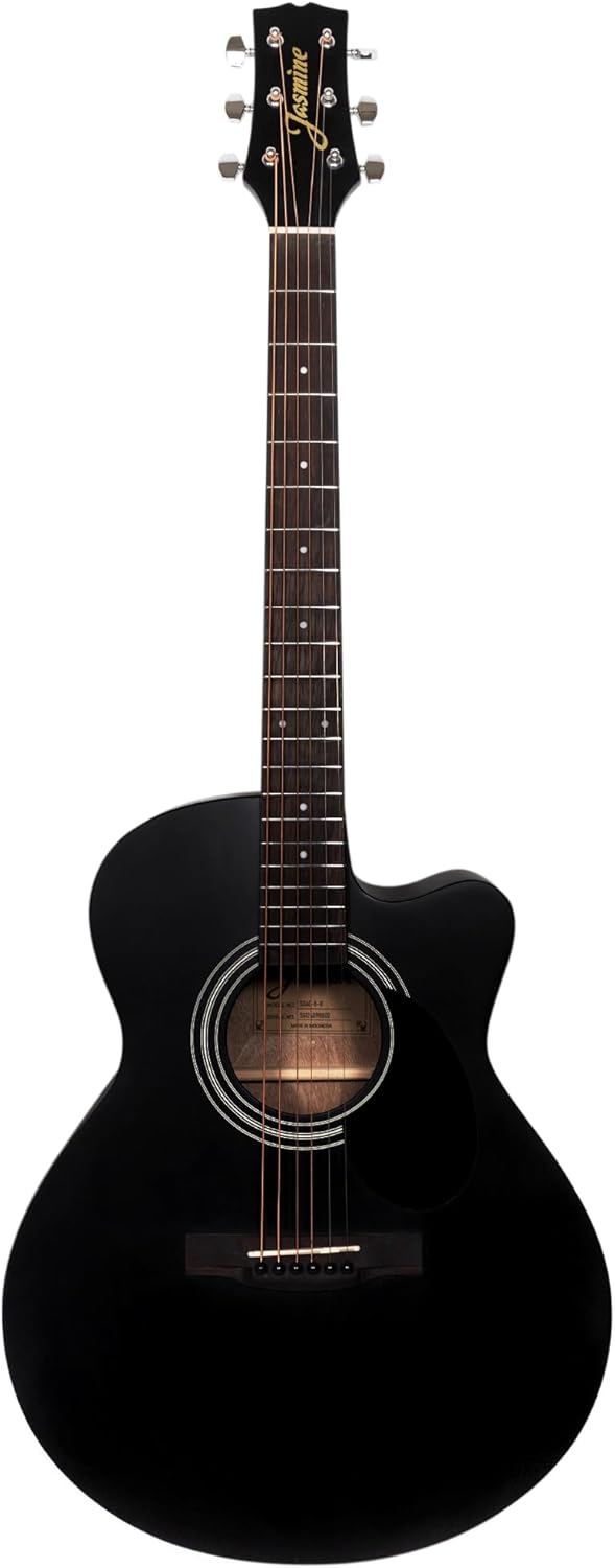 Jasmine S34C Orchestra Style Acoustic Guitar - Black