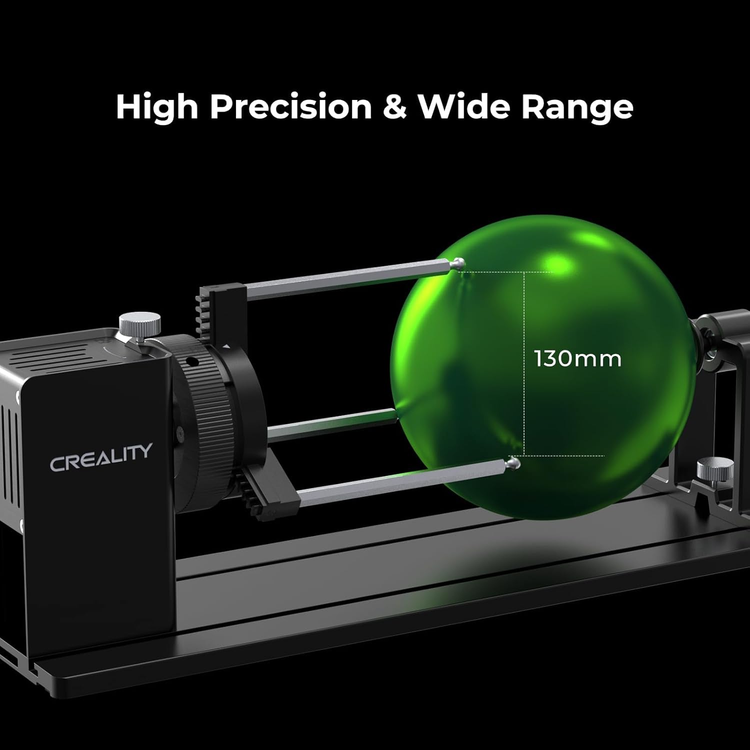Creality Rotary Roller Pro, Laser Engraver Accessories 3-in-1 Kit for Falcon and Other Engraving Machines, Jaw Chuck for Glass, Cylindrical Objects, Ring, Cups, Pens