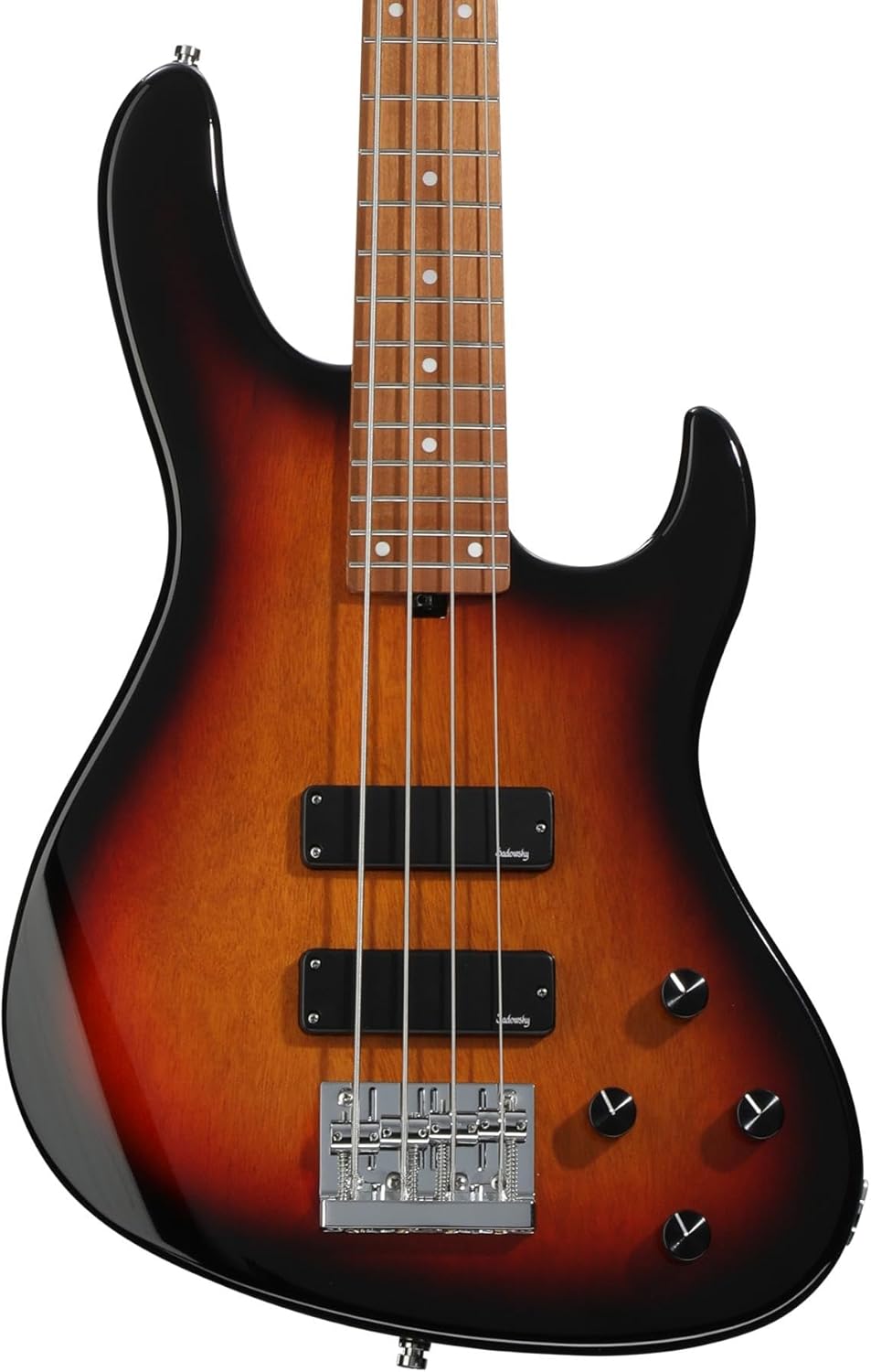 Sadowsky MetroExpress Modern Bass Guitar - Tobacco Sunburst, Maple Fingerboard