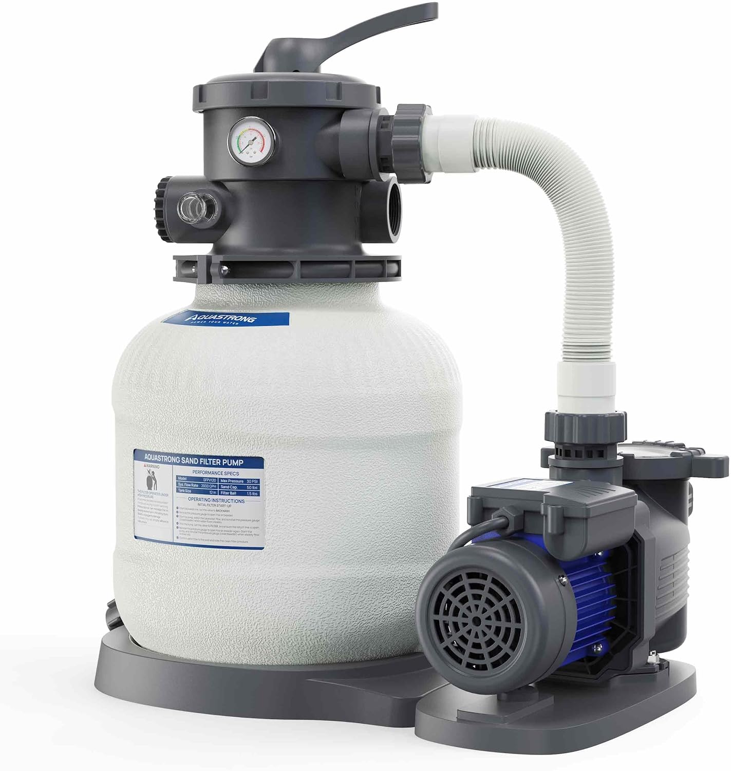 AQUASTRONG 12in Sand Filter Pump